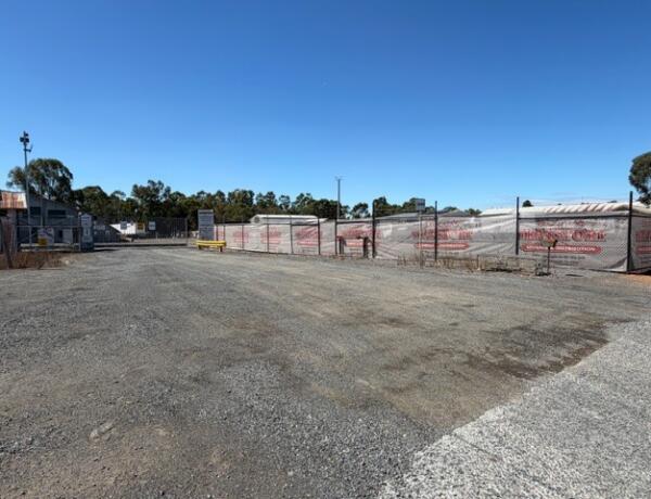 Leocata's Transport outdoor storage in Tatura, Shepparton