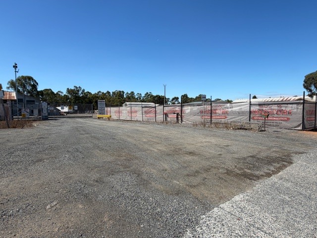 Leocata's Transport outdoor storage in Tatura, Shepparton